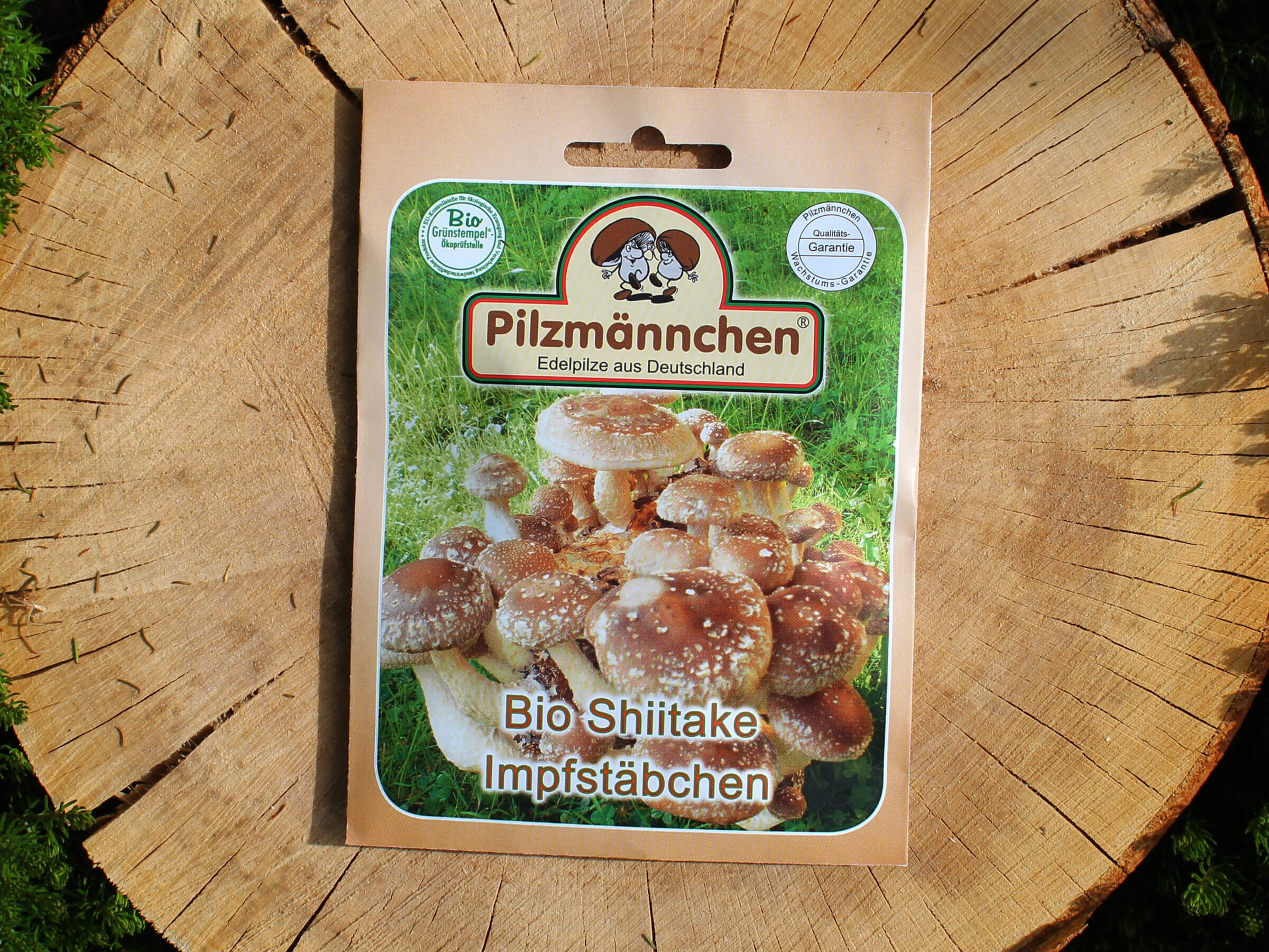 Bio Shiitake-Impfstäbchen