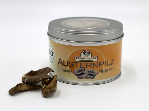 Bio Austernpilz-Pilzpulver,  DE-ÖKO-021, 100 g