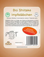Shiitake-Impfstäbchen BIO