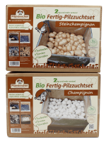 Champignon-Pilzzucht Set, 2 Boxen im Set BIO