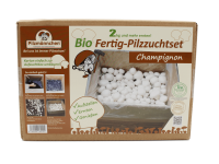 Bio-Champignon-Pilzzucht-Set, 2 Boxen im Set, braun + weiß